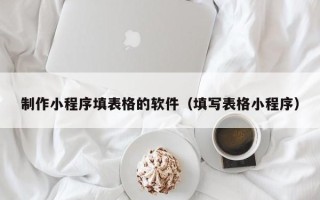 宁夏制作小程序填表格的软件（填写表格小程序）