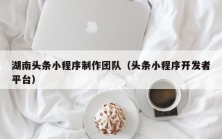 宁夏湖南头条小程序制作团队（头条小程序开发者平台）